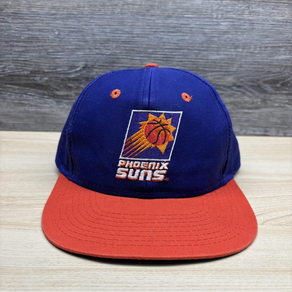 Vintage Phoenix Suns Hat Cap Snap Back Mens One Size NBA Basketball Purple